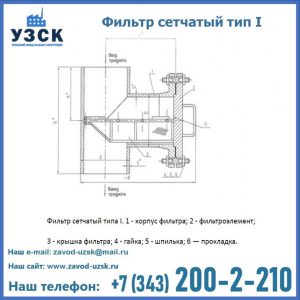 Фильтр сетчатый ФС по Т-ММ-11-2003 в Архангельске