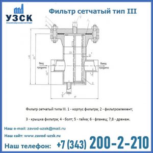 Фильтр сетчатый ФС по Т-ММ-11-2003 в Архангельске