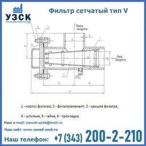 Фильтр сетчатый ФС по Т-ММ-11-2003 в Архангельске