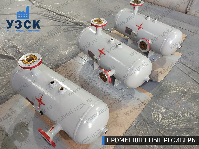 фотография промышленных газовых ресиверов Архангельск