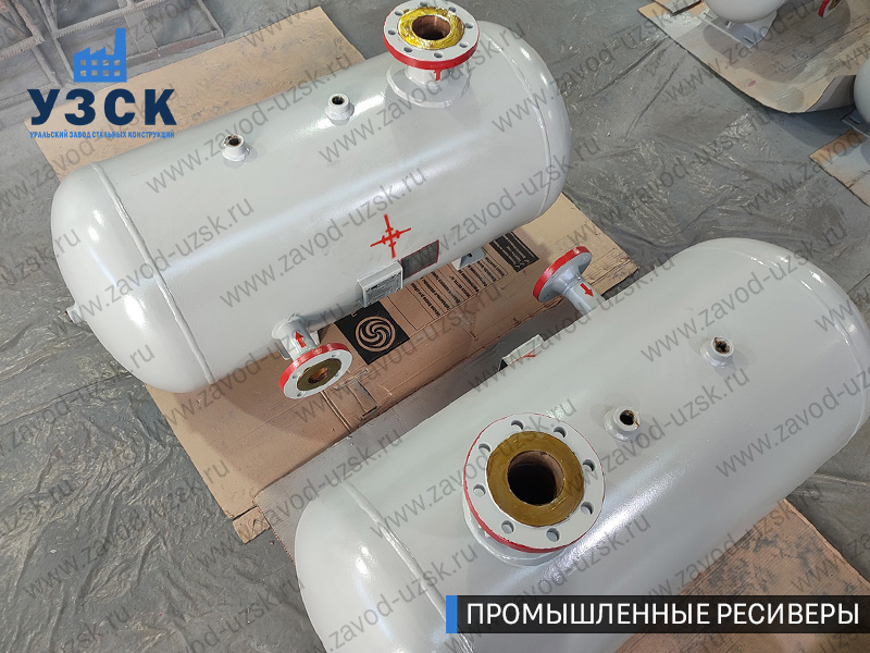 фотография промышленных ресиверовдля газа Архангельск